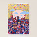 austin texas city skyline Stationery Card Gallery Image 2