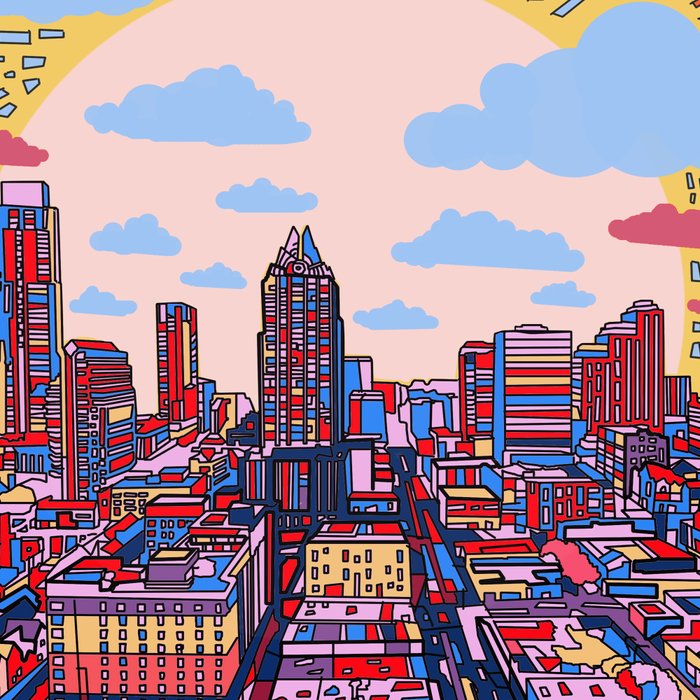 austin texas city skyline Coffee Mug Gallery Image 2