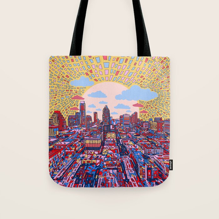 austin texas city skyline Tote Bag Gallery Image 1