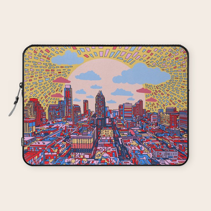 austin texas city skyline Laptop Sleeve Gallery Image 1