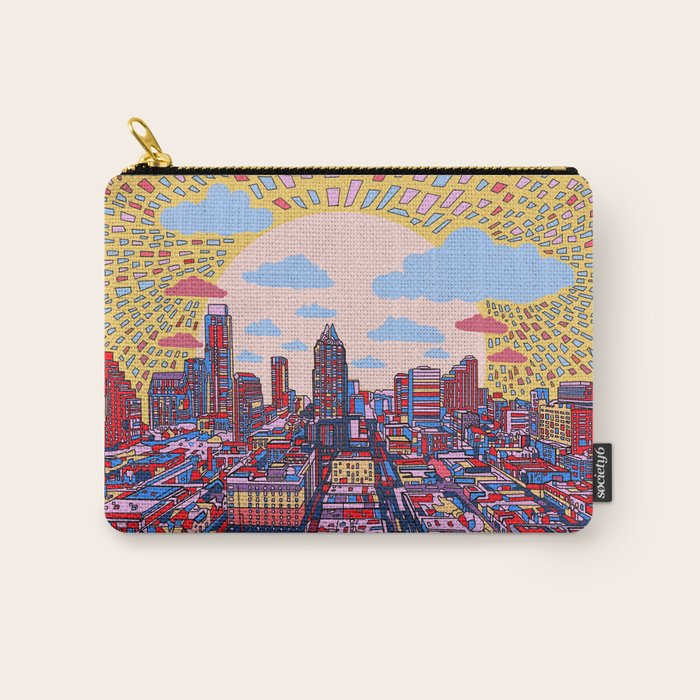 austin texas city skyline Carry All Pouch Gallery Image 1