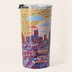 austin texas city skyline Travel Mug Gallery Image 3