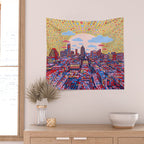austin texas city skyline Wall Tapestry Gallery Image 2