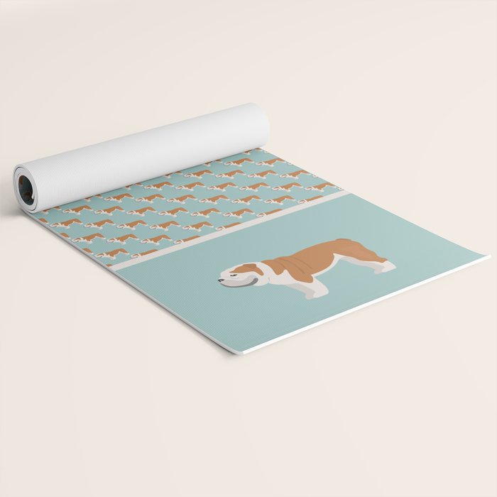 English Bulldog Yoga Mat Gallery Image 2