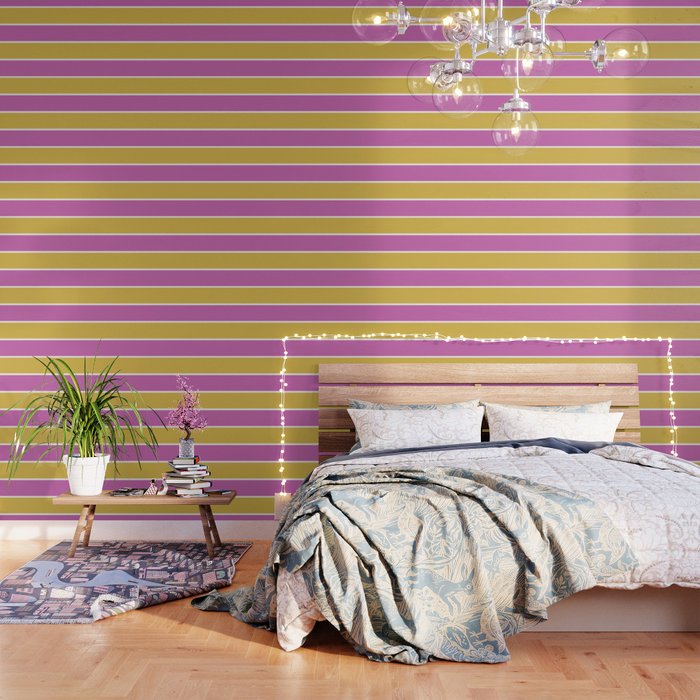 Color Block II Yellow Pink Wallpaper Gallery Image 3