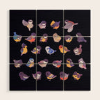 Tit - dark Wood Wall Art Gallery Image 1