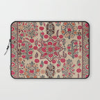 Ura Tube  Antique Tajik Suzani Embroidery Print Laptop Sleeve Gallery Image 1
