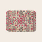 Ura Tube  Antique Tajik Suzani Embroidery Print Bath Mat Gallery Image 1