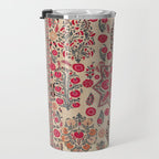 Ura Tube  Antique Tajik Suzani Embroidery Print Travel Mug Gallery Image 3