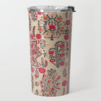 Ura Tube  Antique Tajik Suzani Embroidery Print Travel Mug Gallery Image 2