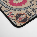 Ura Tube  Antique Tajik Suzani Embroidery Print Desk Mat Gallery Image 4