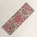 Ura Tube  Antique Tajik Suzani Embroidery Print Yoga Mat Gallery Image 1