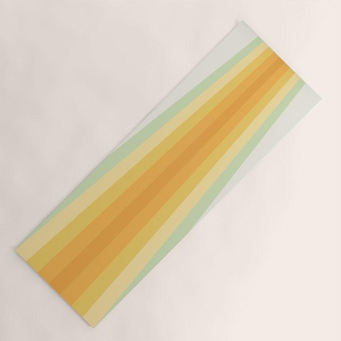 Tropical Palette Stripes Yoga Mat