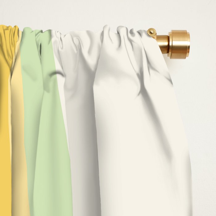 Tropical Palette Stripes Window Curtain Gallery Image 2