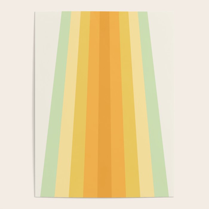 Tropical Palette Stripes Poster Gallery Image 4