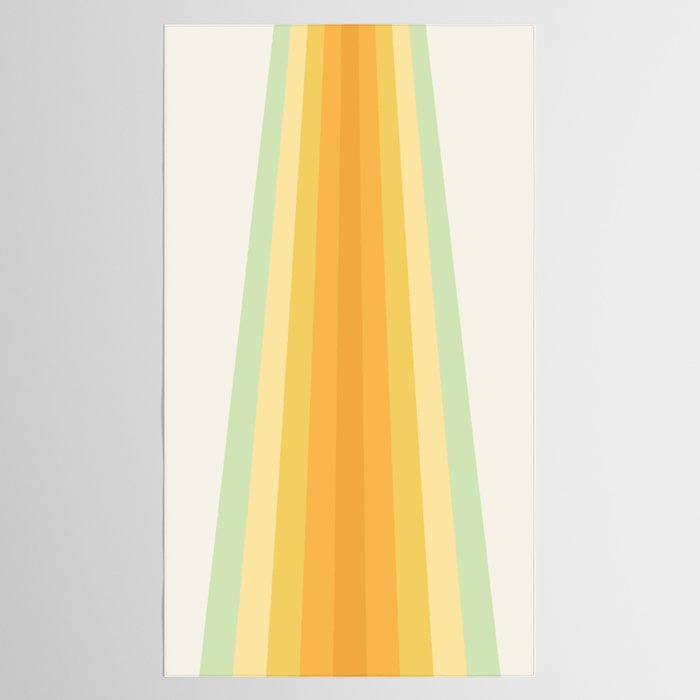 Tropical Palette Stripes Tablecloth Gallery Image 2