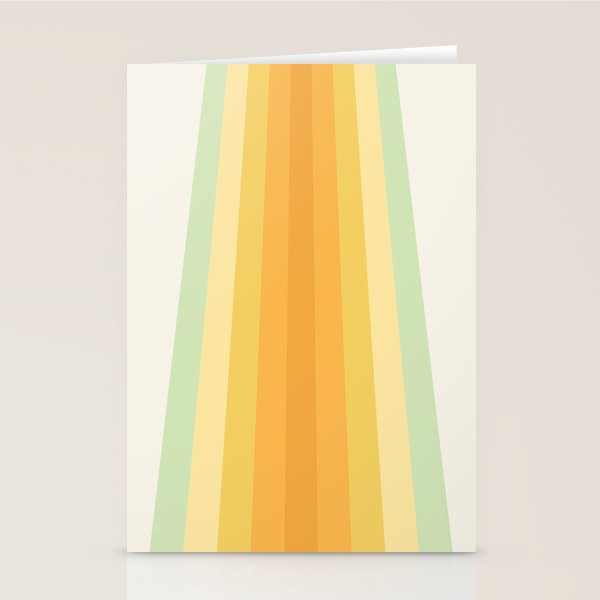 Tropical Palette Stripes Stationery Card Gallery Image 2