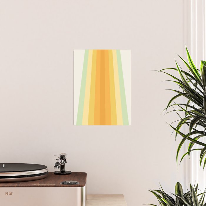 Tropical Palette Stripes Poster Gallery Image 2