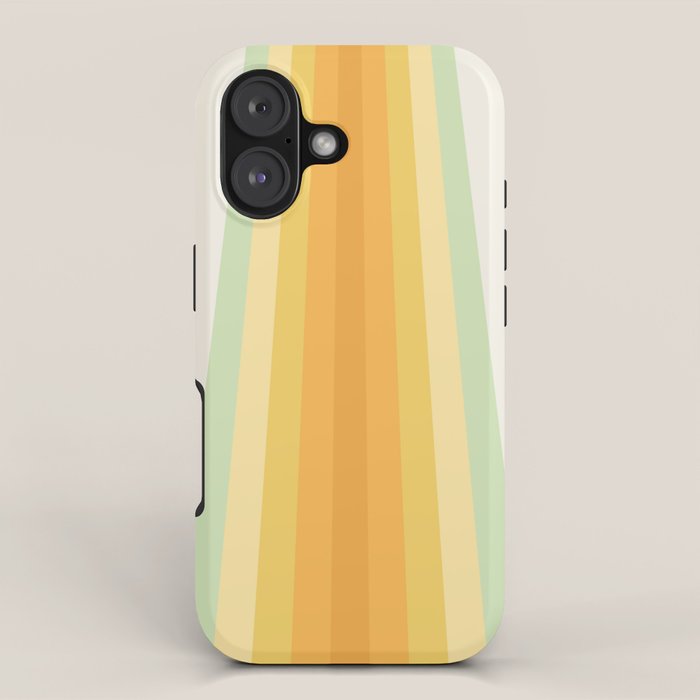 Tropical Palette Stripes iPhone Case Gallery Image 1