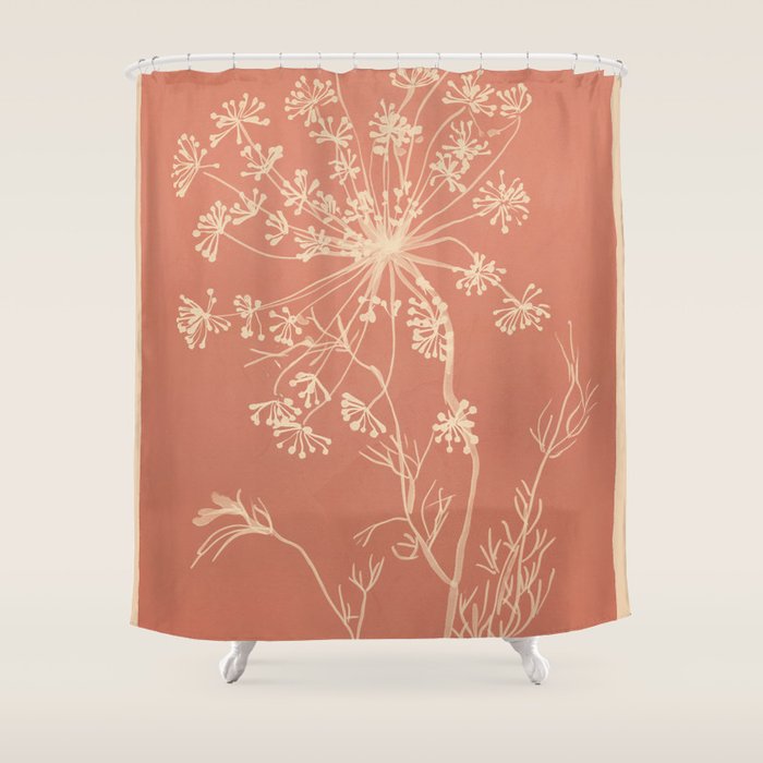 Minimalist Wild Plant 11 Shower Curtain Gallery Image 1