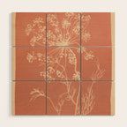 Minimalist Wild Plant 11 Wood Wall Art Gallery Image 1
