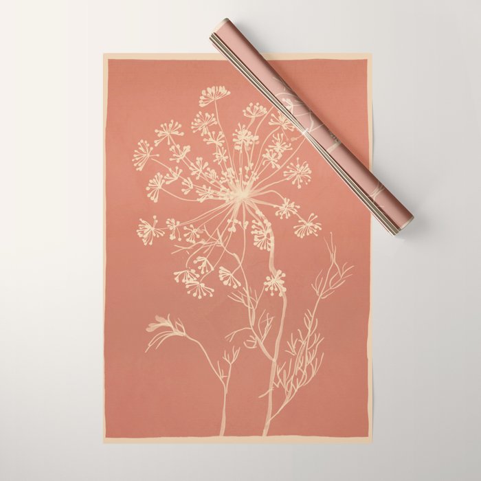 Minimalist Wild Plant 11 Wrapping Paper Gallery Image 1