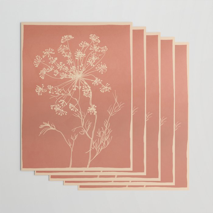Minimalist Wild Plant 11 Wrapping Paper Gallery Image 3