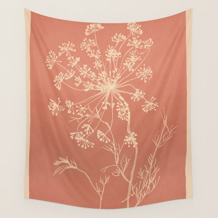 Minimalist Wild Plant 11 Wall Tapestry Gallery Image 4