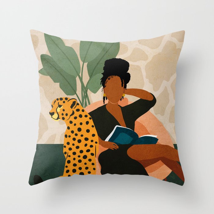 Stay Home No. 1 Throw Pillow Gallery Image 1