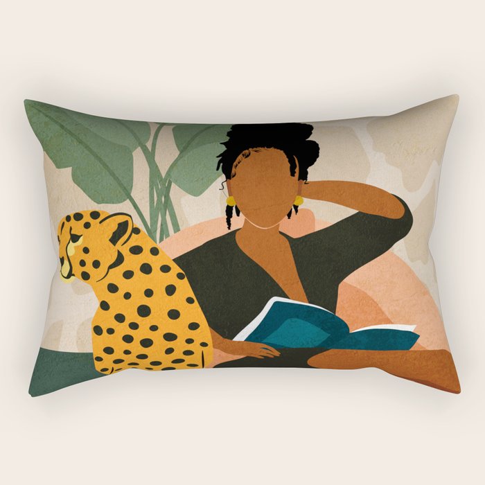 Stay Home No. 1 Rectangular Pillow Gallery Image 2
