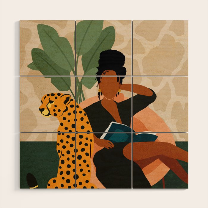 Stay Home No. 1 Wood Wall Art Gallery Image 1