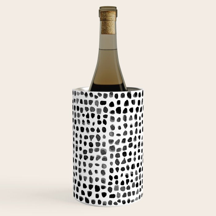 Dots (Black) Wine Chiller Gallery Image 1