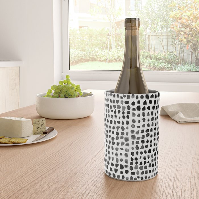 Dots (Black) Wine Chiller Gallery Image 4