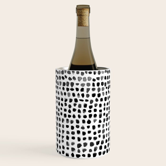 Dots (Black) Wine Chiller Gallery Image 2