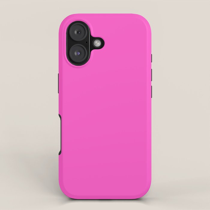 Solid magenta colour  iPhone Case Gallery Image 1