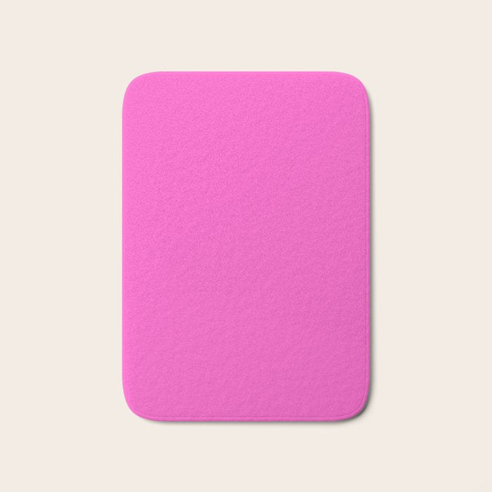 Solid magenta colour  Bath Mat Gallery Image 1