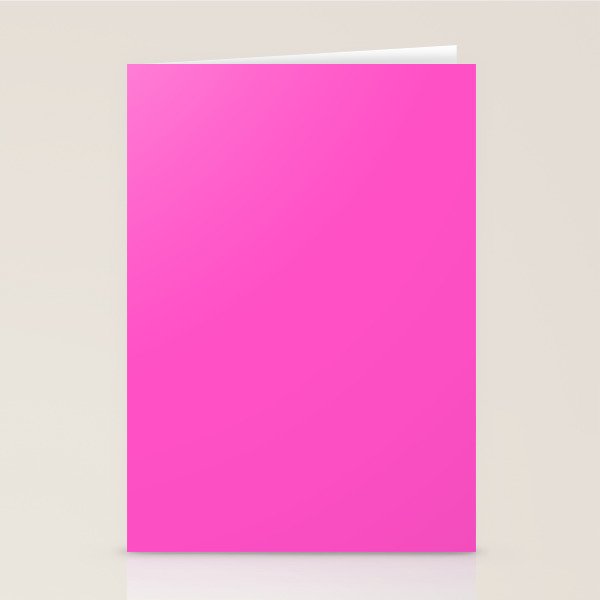 Solid magenta colour  Stationery Card Gallery Image 2