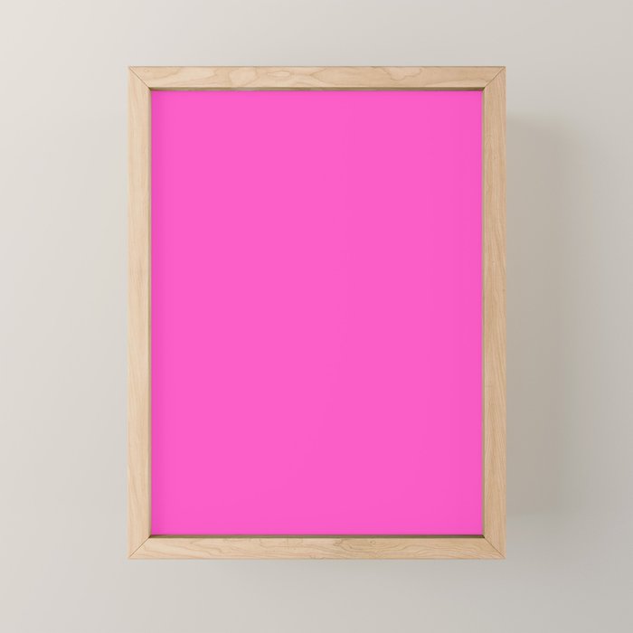 Solid magenta colour  Mini Art Print Gallery Image 1