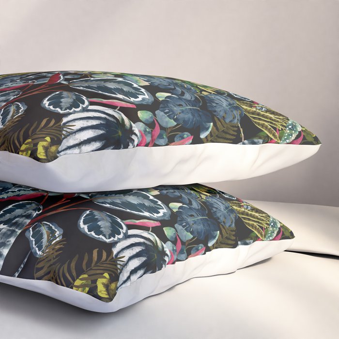 Tropical Night Garden  XX Pillow Sham Gallery Image 3