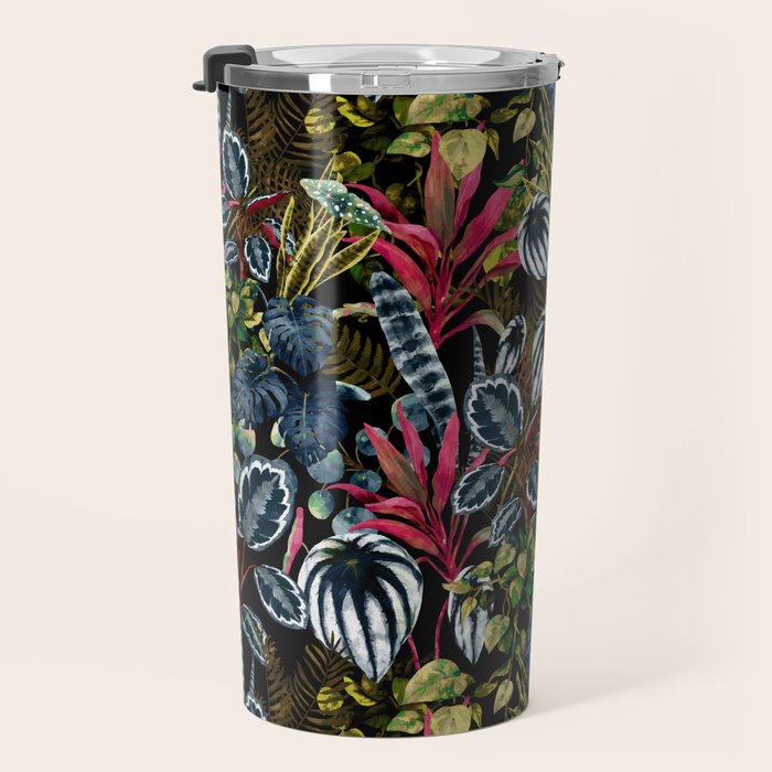 Tropical Night Garden  XX Travel Mug Gallery Image 3