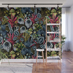 Tropical Night Garden  XX Wall Mural Gallery Image 1
