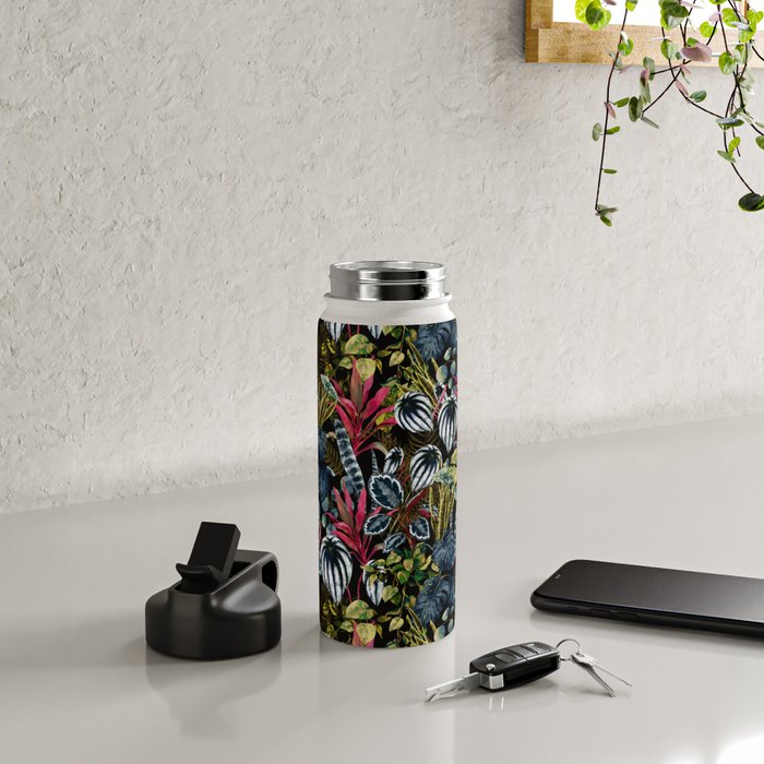 Tropical Night Garden  XX Water Bottle Gallery Image 4