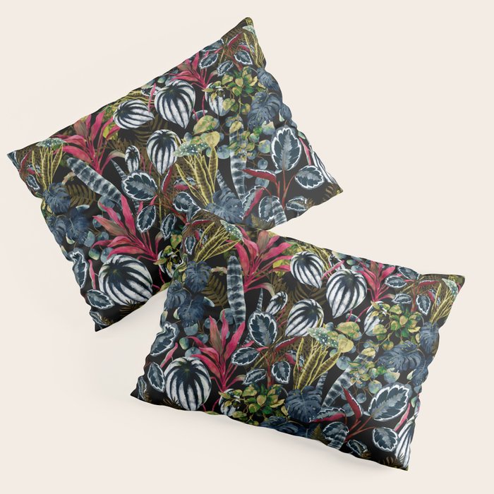 Tropical Night Garden  XX Pillow Sham Gallery Image 3