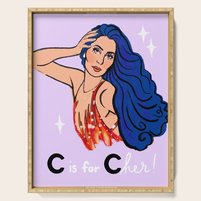 C is for C H E R! Serving Tray Gallery Image 1