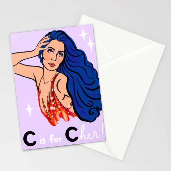 C is for C H E R! Stationery Card Gallery Image 2