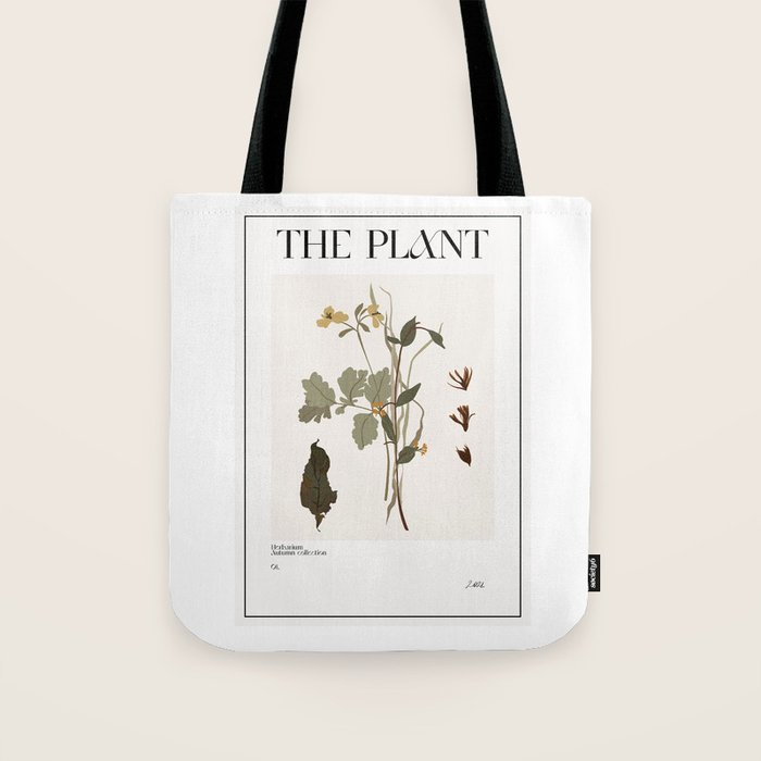 Autumn flowers Herbarium  Tote Bag Gallery Image 1