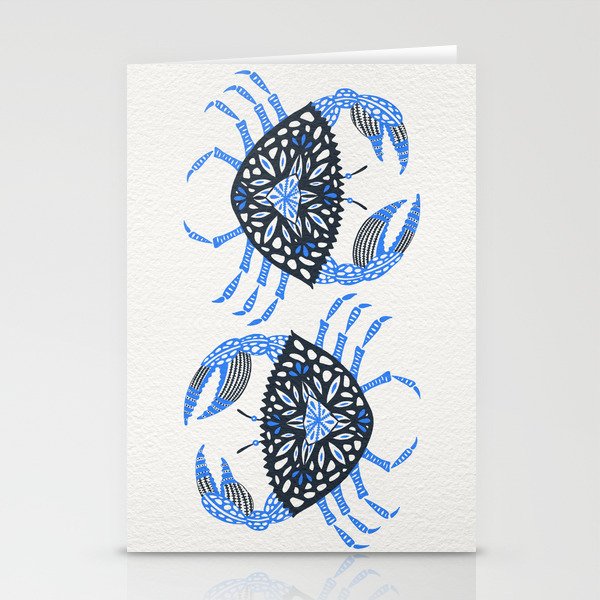 Blue Crab Stationery Card Gallery Image 1
