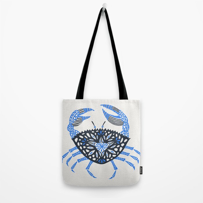 Blue Crab Tote Bag Gallery Image 2