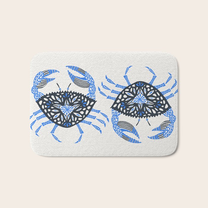 Blue Crab Bath Mat Gallery Image 1
