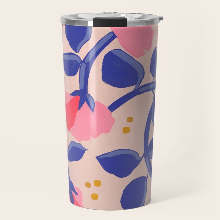 Lisbon Floral Travel Mug Gallery Image 1